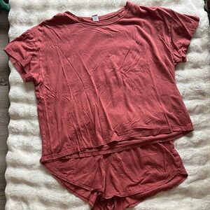 Old Navy Women's Coral Pajama Set